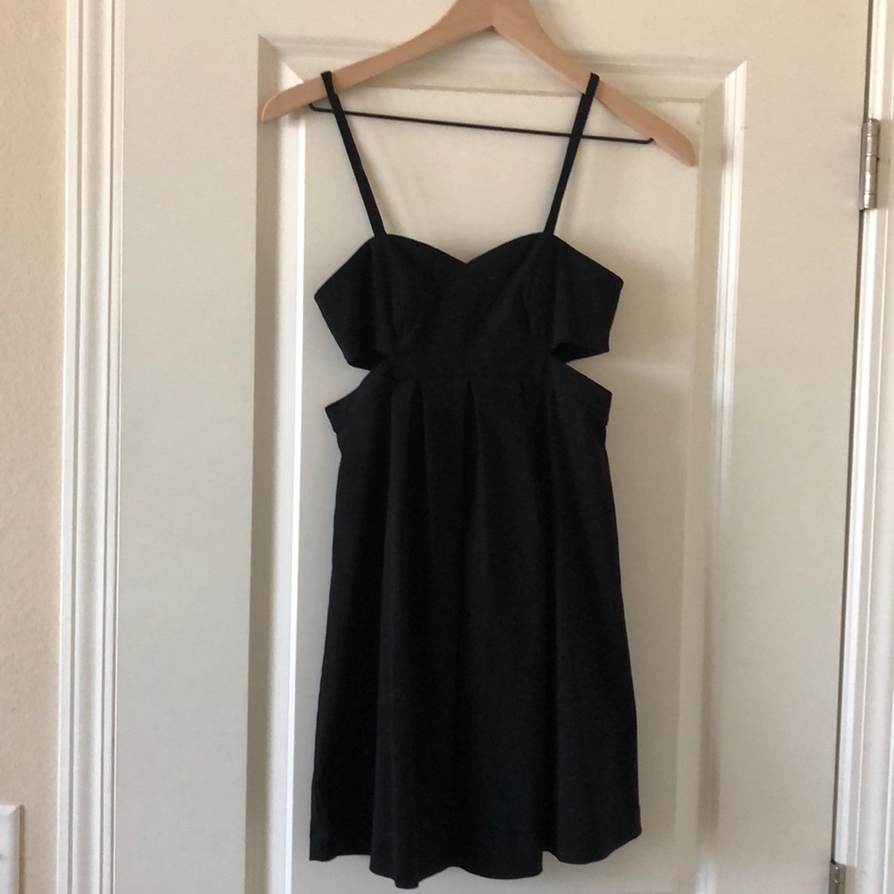 Little black dress XS cutout Urban Outfitters